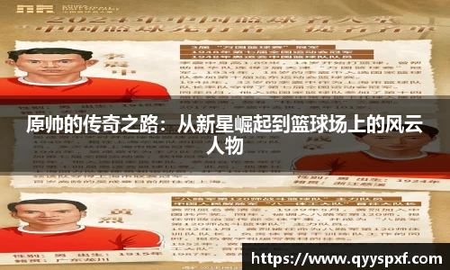 原帅的传奇之路：从新星崛起到篮球场上的风云人物